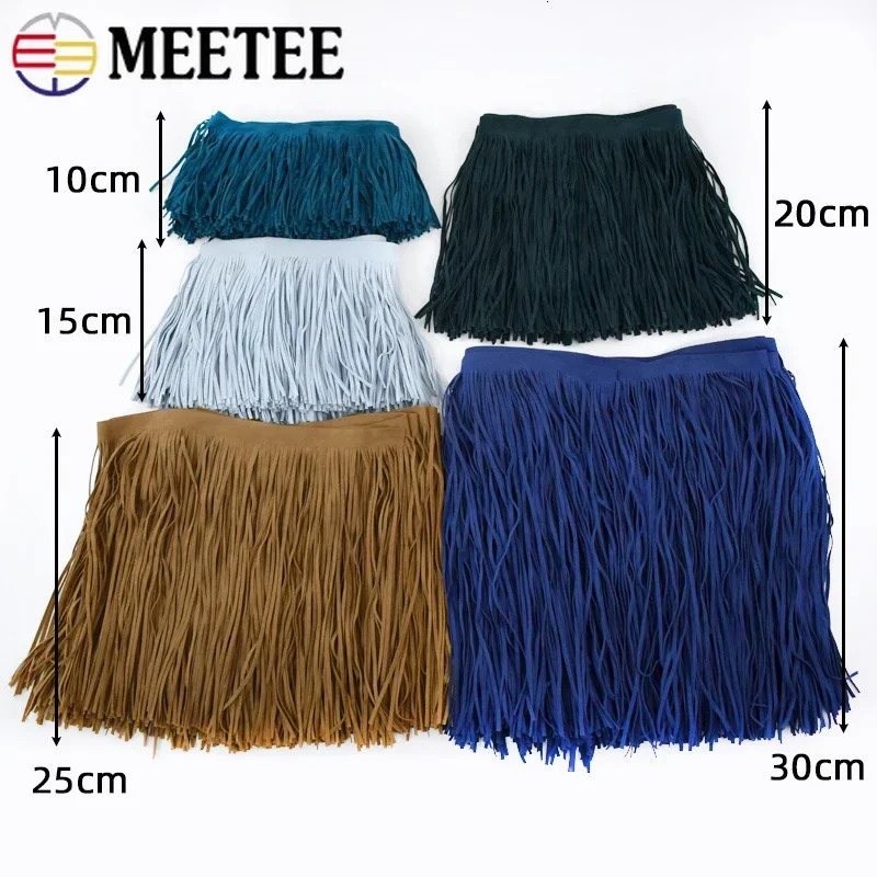 2 meters 10-30cm suede fringe edge used for clothing decoration lace decoration edge bags fabric curtain decoration sewing accessories 241008