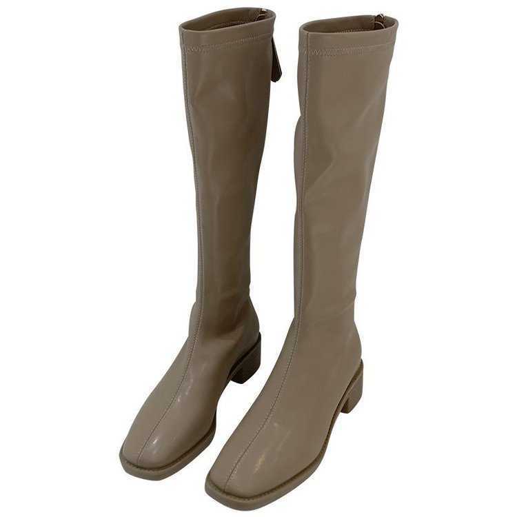Martin Boots For Women Womens Fashion Boots Knight Boots White Long Boots Skinny Boots Long Tube Martin Boots 240826