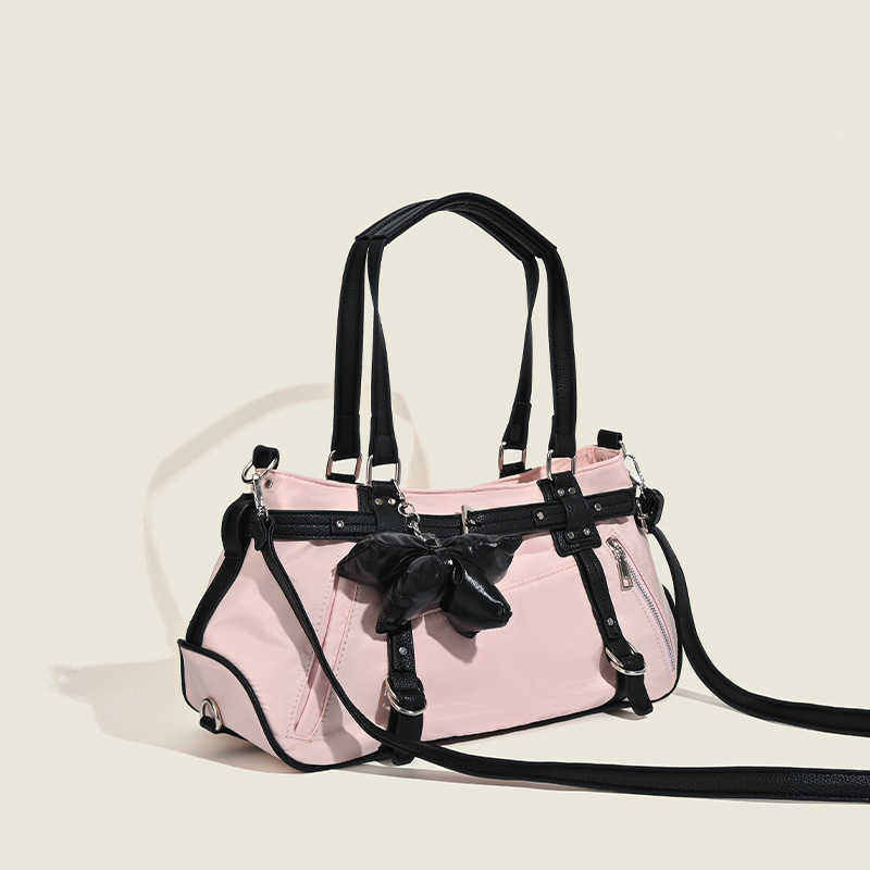 CMM Small Sweet Cool High End Handbag Crossbody Bag Large Capacity Fitness Yoga Commuting Tote Bag Single Shoulder Armpit Bag Womens Bag