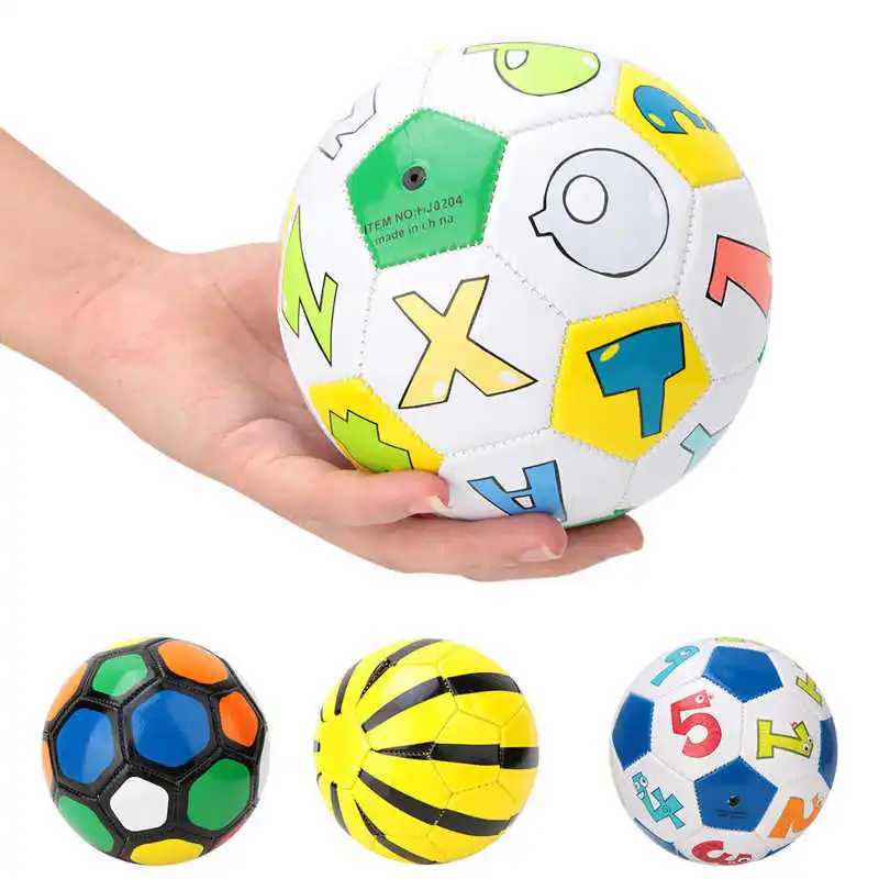 13cm Childrens Football Outdoor Competition Training Pu Material Size #2 Football Childrens Sports Competition Football Multi StyleW241008