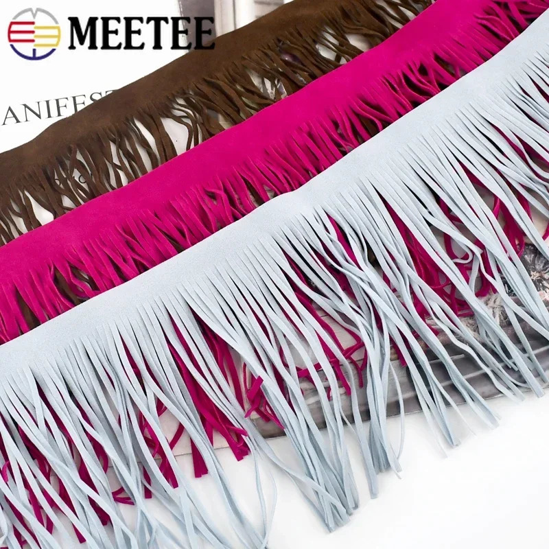 2 meters 10-30cm suede fringe edge used for clothing decoration lace decoration edge bags fabric curtain decoration sewing accessories 241008