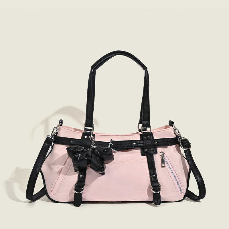 CMM Small Sweet Cool High End Handbag Crossbody Bag Large Capacity Fitness Yoga Commuting Tote Bag Single Shoulder Armpit Bag Womens Bag