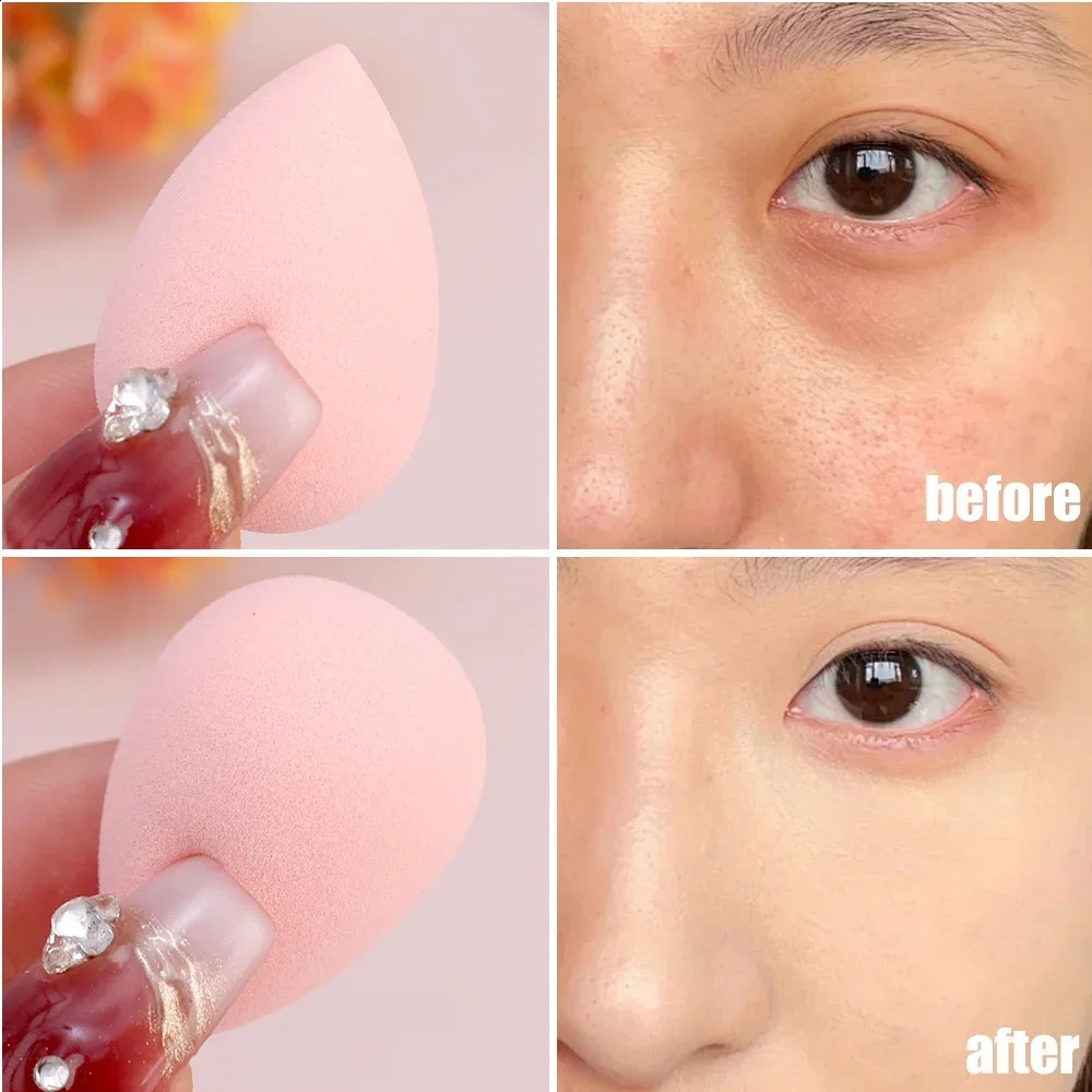 50 mini cosmetics egg puffs mixed with foundation make-up powder makeup mixer applicator sponge dry wet face puff air cushion tool 241008
