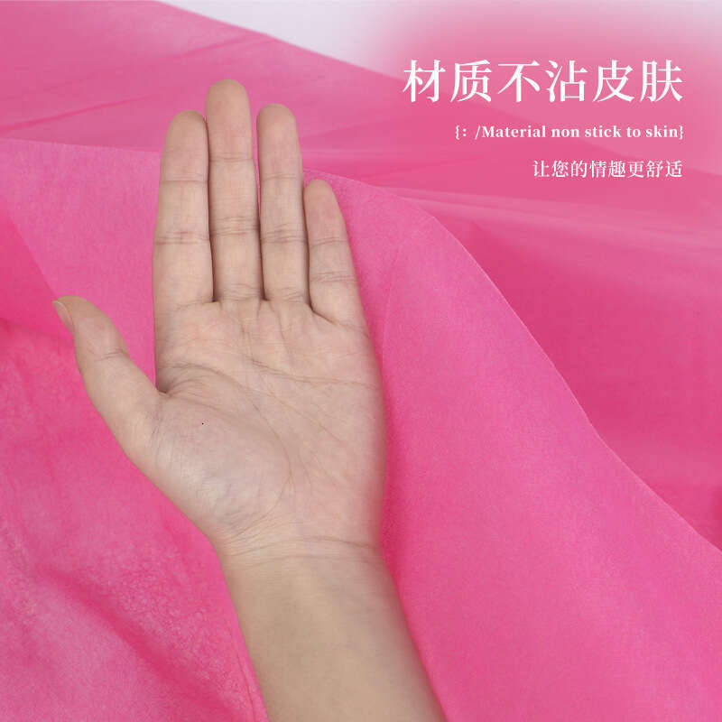 SM prop waterproof non-woven fabric fun bed sheet 2 * 1.5m essential oil massage drip wax disposable bed sheet adult product
