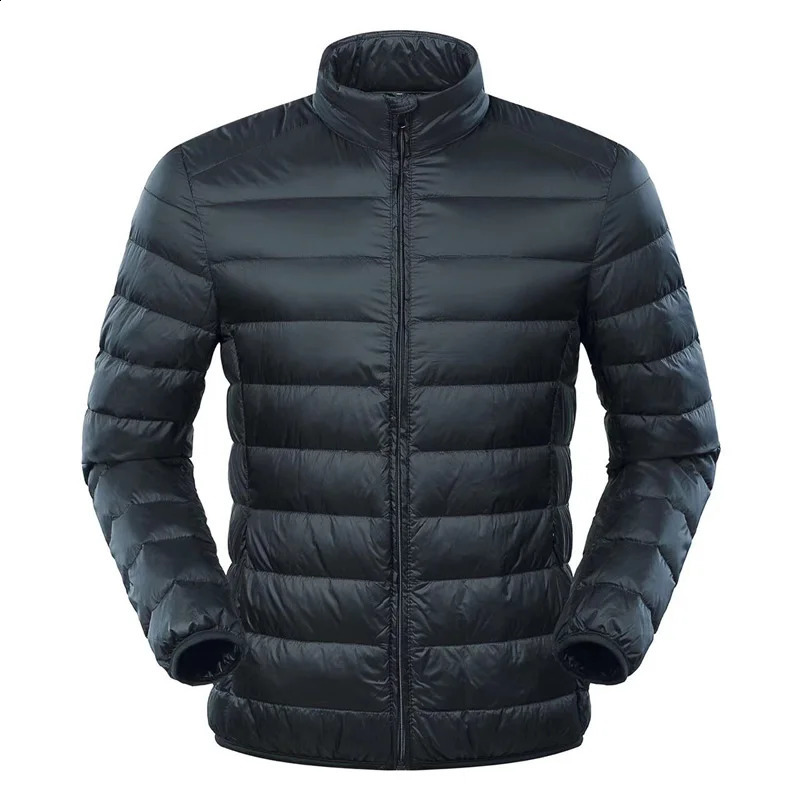 Down jacket mens ultra light down jacket mens duck down windproof lightweight feather jacket Chaqueta De Abajo Para Hombres 240930