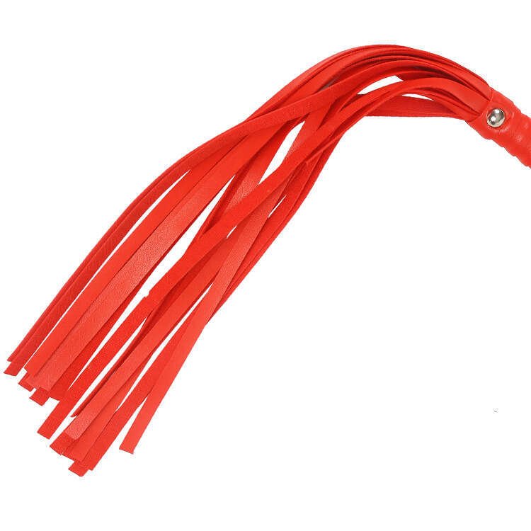 Cross border hot selling SM prop tassel small whip SP punishment training erotic leather whip alternative adult products