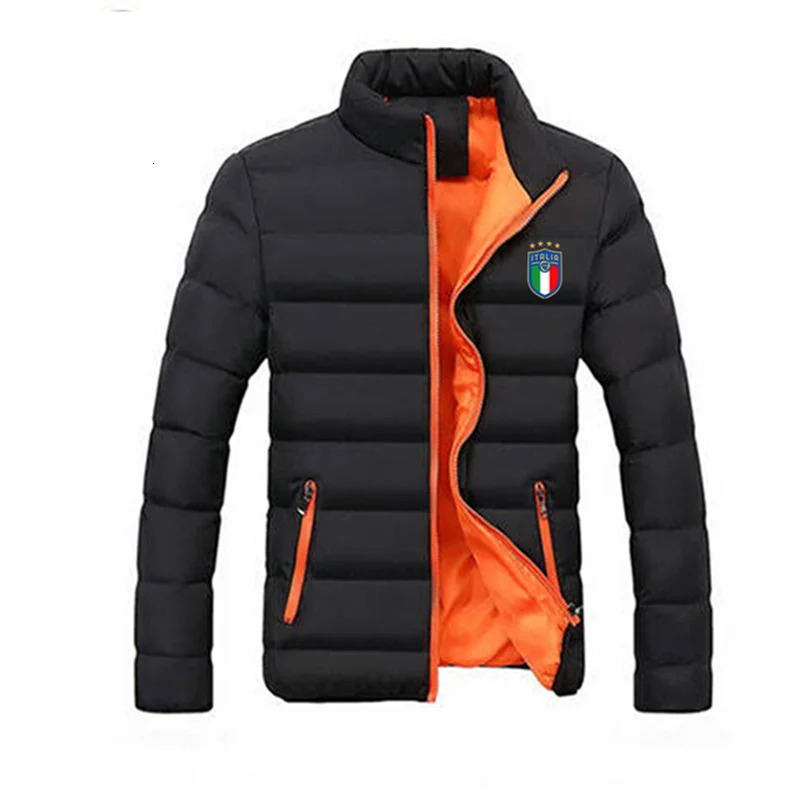 Mens thickened outdoor camping leather coat fashionable monochrome jacket UR bracket winter 2024 240905