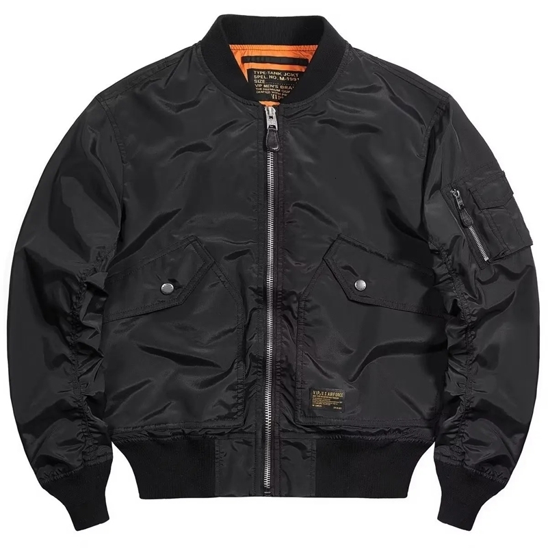 Spring Autumn Mens Stand Collar Casual Jacket Trendy Business Wear Fashionable Aviation Control Board Golf American Style 240911