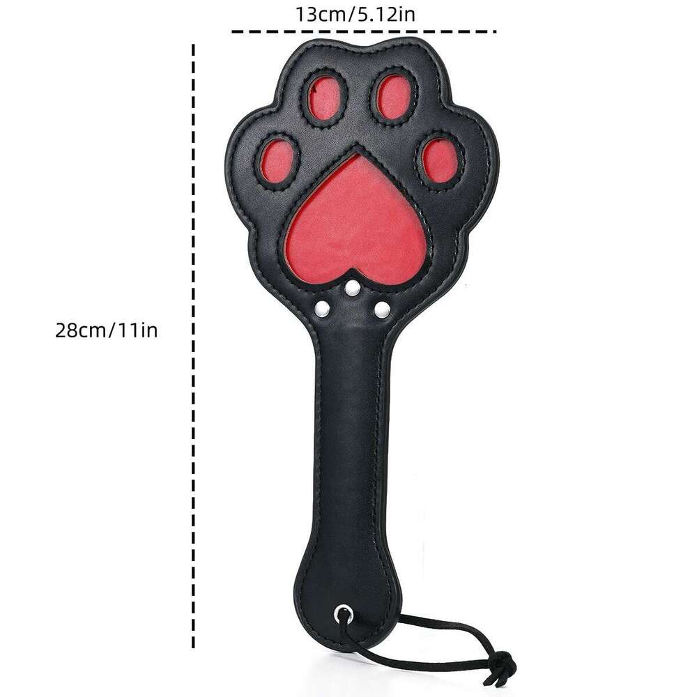 Fun leather swatter manufacturer SM hand swatter wholesale adult products PU leather swatter cross-border cat paw swatter adult products SP