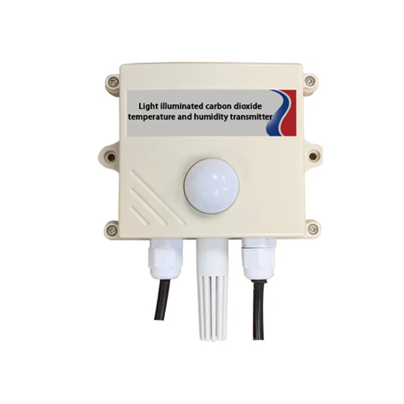 Light carbon dioxide temperature and humidity transmitter whole environment factor detection and monitoring integrated environment intelligent monitor