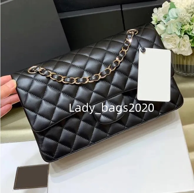 Women Chain Bag Plaid Flap Designer Bags Fashion Shouder Handbag Luxury Sheepskin Thread Double Letter Solid Color Buckle Square Stripe Lady Messenger Purse Hasp