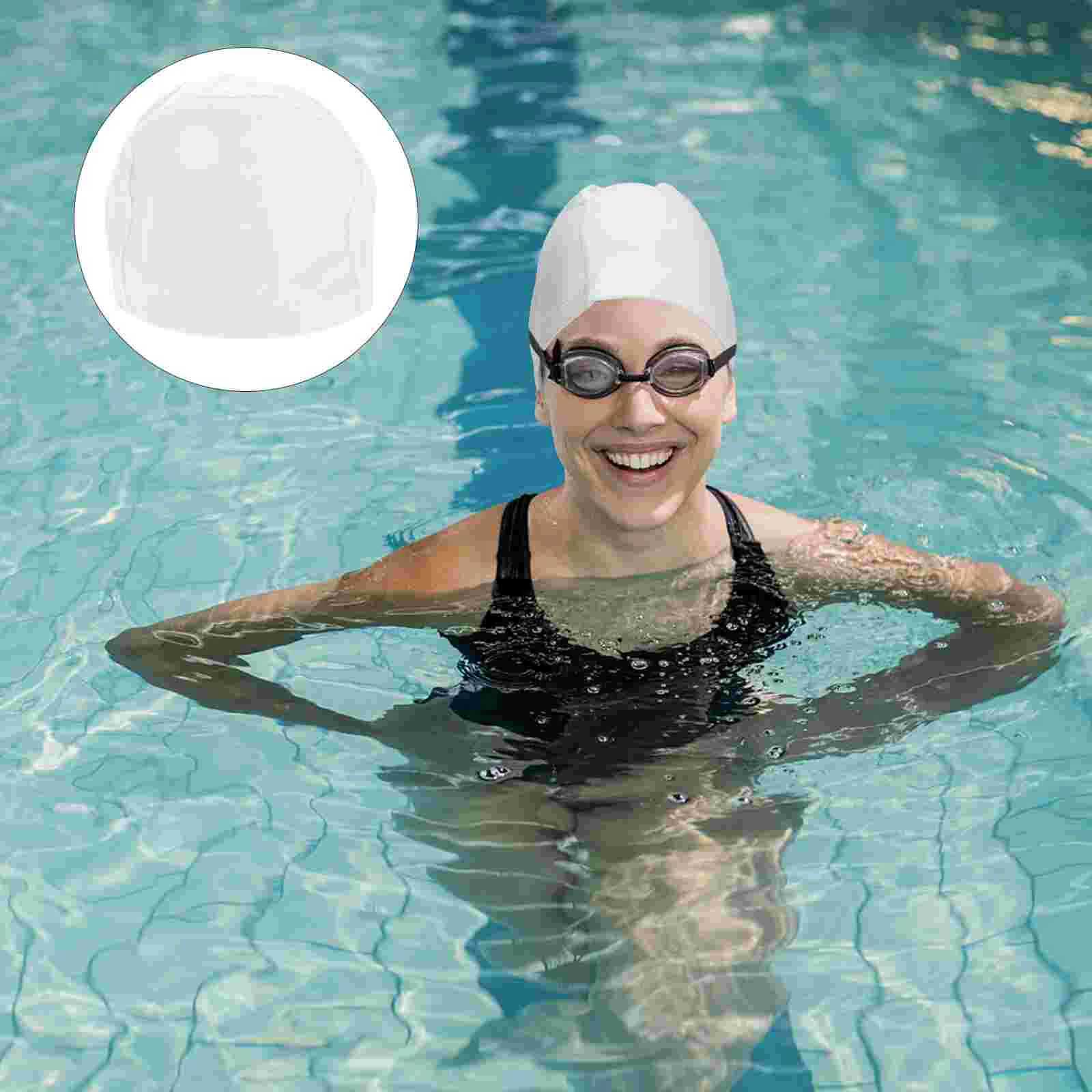 Mens swimming cap professional shower cap adult elastic waterproof portable CL241009