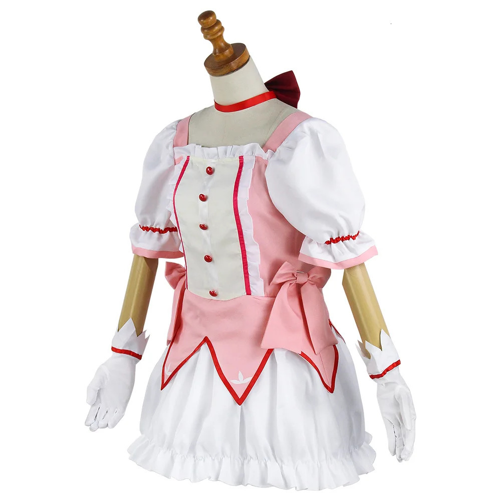 Cosplay anime Kaname Madoka cosplay costumes Magica dresses wigs manga exhibition 241007