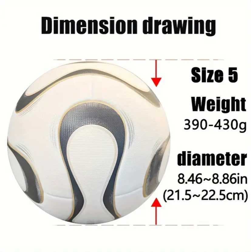 PU Football 2009 Game Size 5 Adult Professional Football Outdoor Sports Training Ball High Quality Team Sports FootballW241008