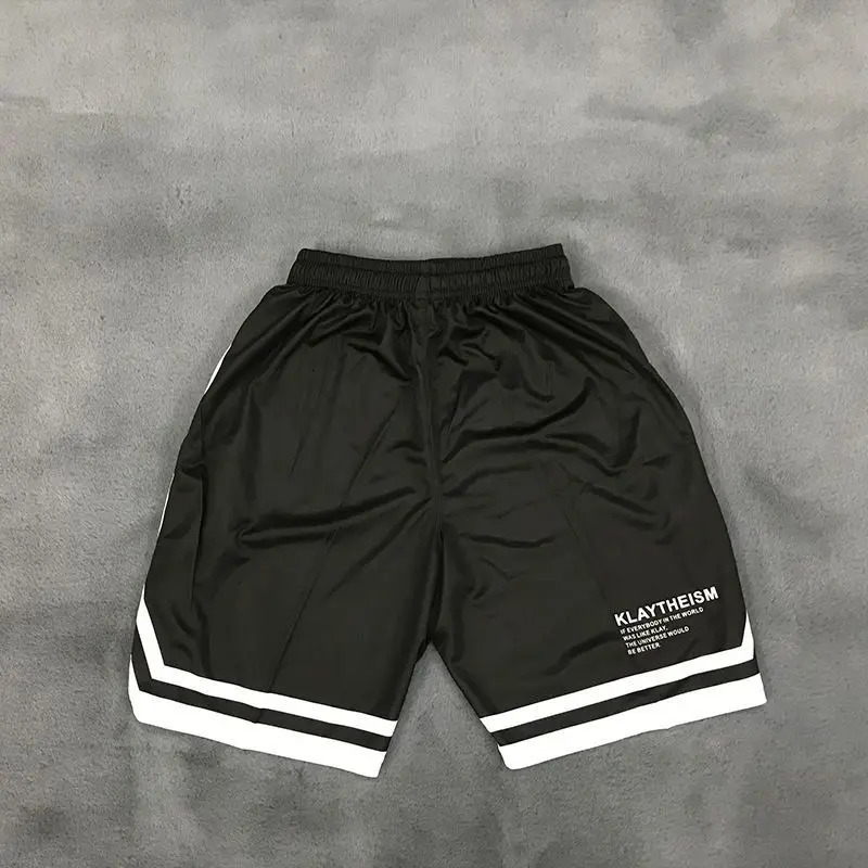 Mens mesh shorts quick drying home print selling set mens shorts 90s Y2k Cortos Korean street clothing 241009
