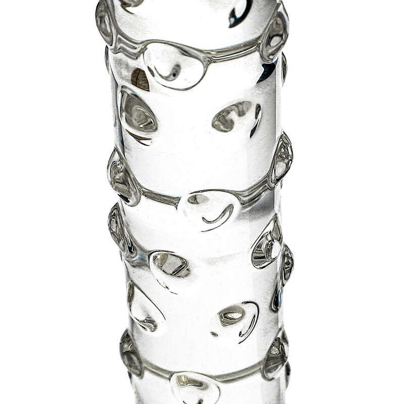 Sex toys SM props Crystal glass dildo Wolf tooth stick Masturbation Female alternative anal plug Adult products hair replacement