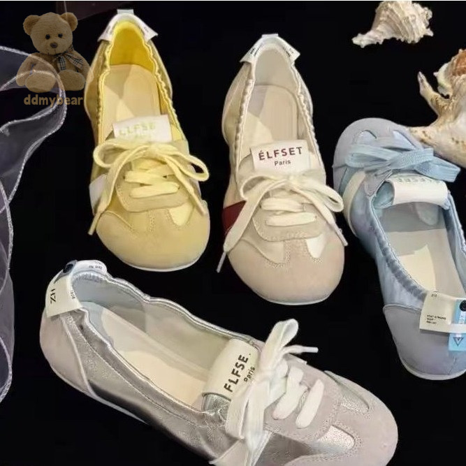 Ddmybear 2024 Shallow Mouth Flat Bottom Ballet Style One Step Simple And Versatile Mary Jane Training Single Shoes Chinese Brand Shoes F1010-57