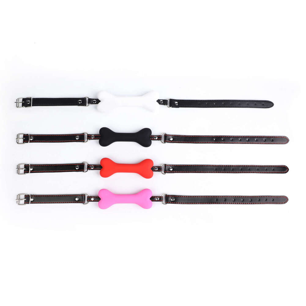 Fun SM prop bone mouth plug humiliation training silicone mouth ball fun breast clip mouth shackle alternative adult products