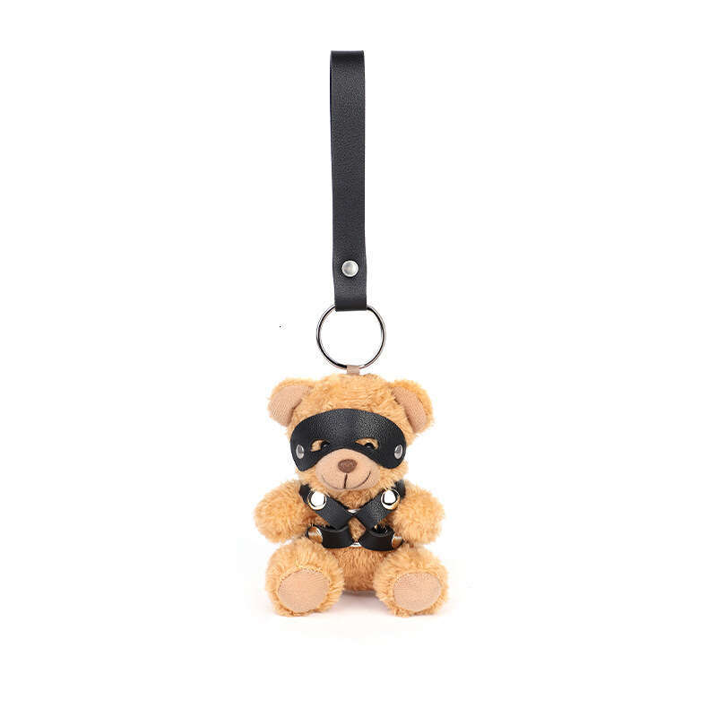 Sex toys, SM props, decorative toys, bound teddy bears, keychains, cute mini bear pendants, hair replacement