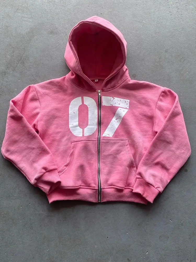 Street printed sportswear mens zipper hooded sweatshirt straight sweatpants 2-piece set hooded jacket Trouser set 241009