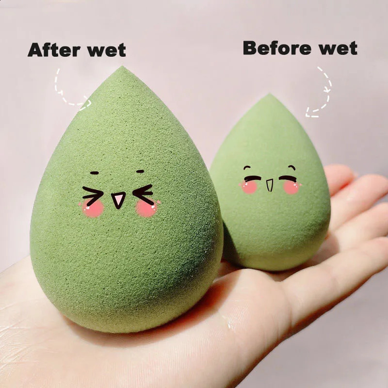50 pieces/bag Wholesale Makeup Sponge Droplet Shape Makeup Soft Foundation Puff concealer Blending Beauty Tools 241008