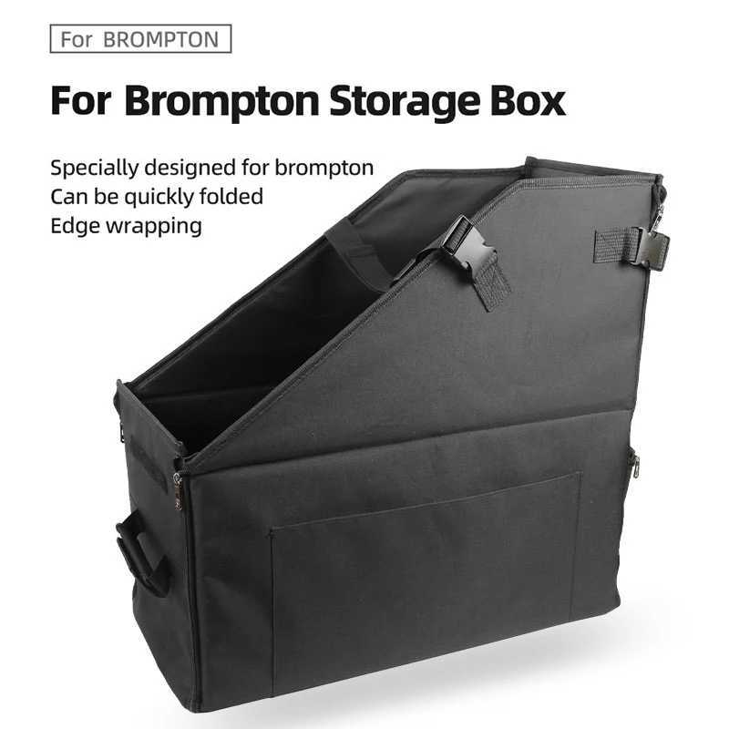 Portable folding bicycle storage box for Brompton dustproof and waterproof car trunk transport storage box