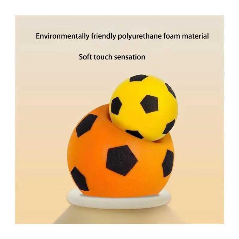 Sint Football PU foam Uncoated High Density Soft Soccer Ball Indoor Quiet Jumping Ball TrainingW241008