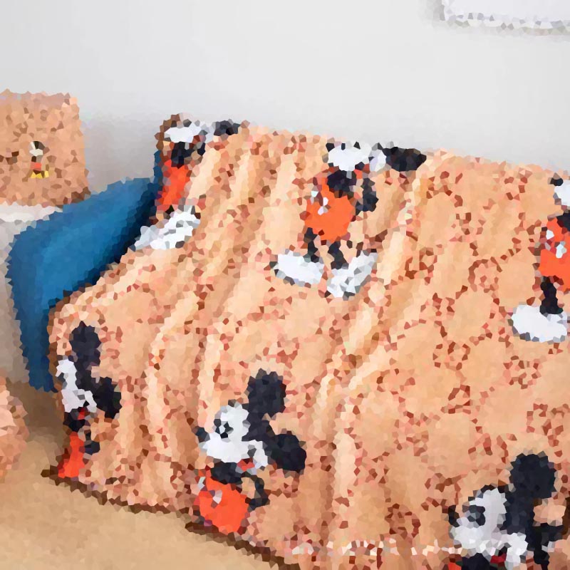 Designer Blanket Foreign trade blanket facecloth blanket pop-up sable blanket office nap cover blanket 150*200cm