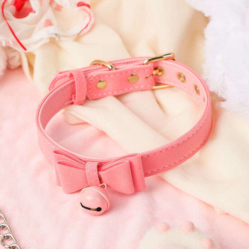 SM Prop Sweet Girl Versatile Bow Bell Sex Collar Teasing Flirting Alternative Chocker Adult Products