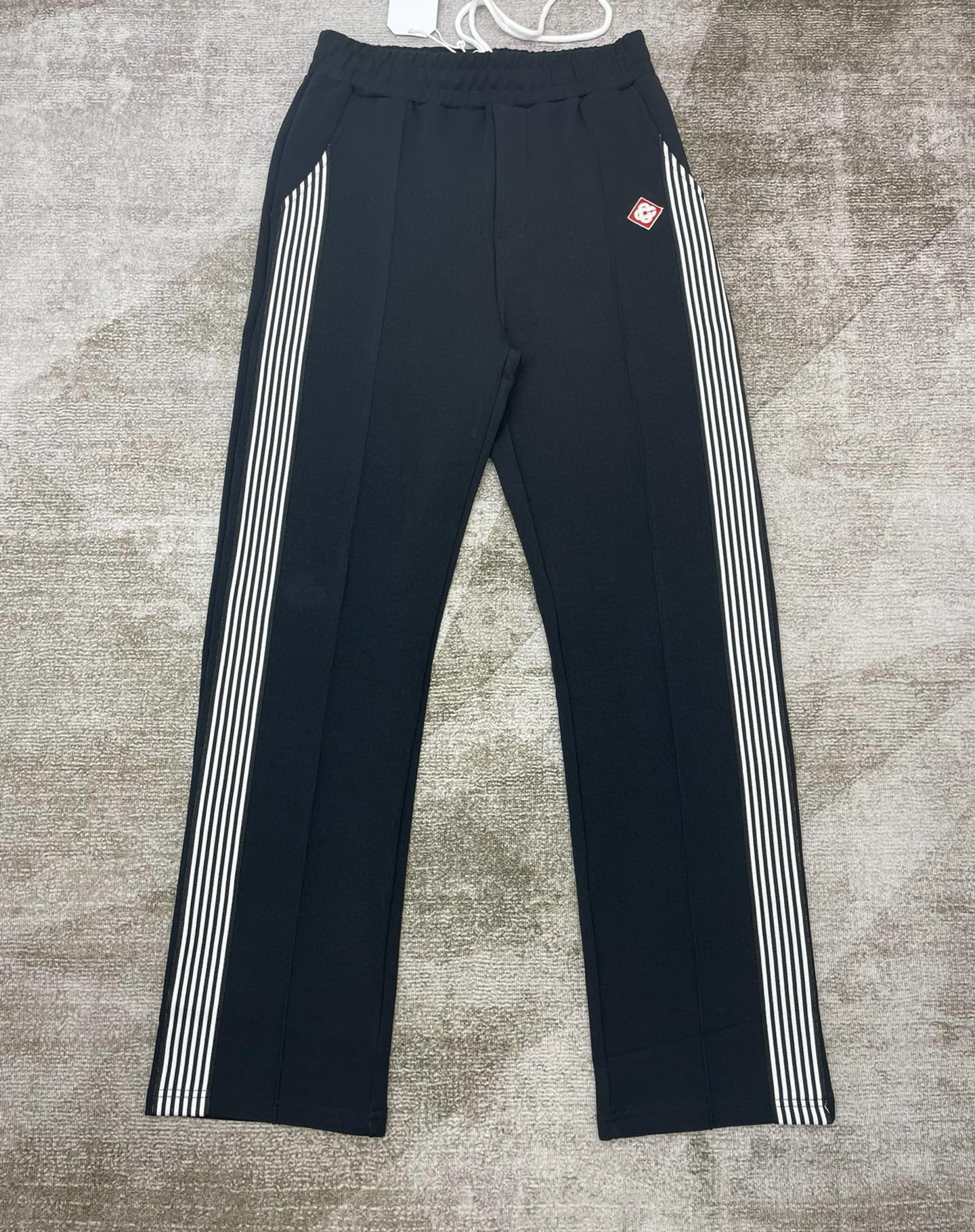 Men's Plus Size Pants Round neck embroidered and printed polar style summer wear with street pure cotton 332ff