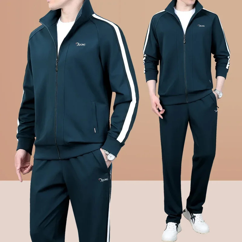 Size Thickened Mens Warm Thick Hoodie 2PC Zipper Sportswear Gym Hombre Track and Field Wear Jogger Womens 241007