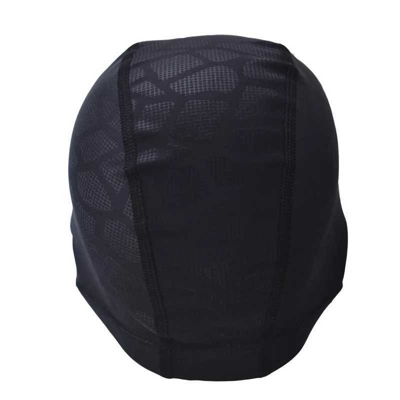 Nylon high elasticity waterproof comfortable cloth swimming cap adult swimming cap water cube swimming cap CL241009
