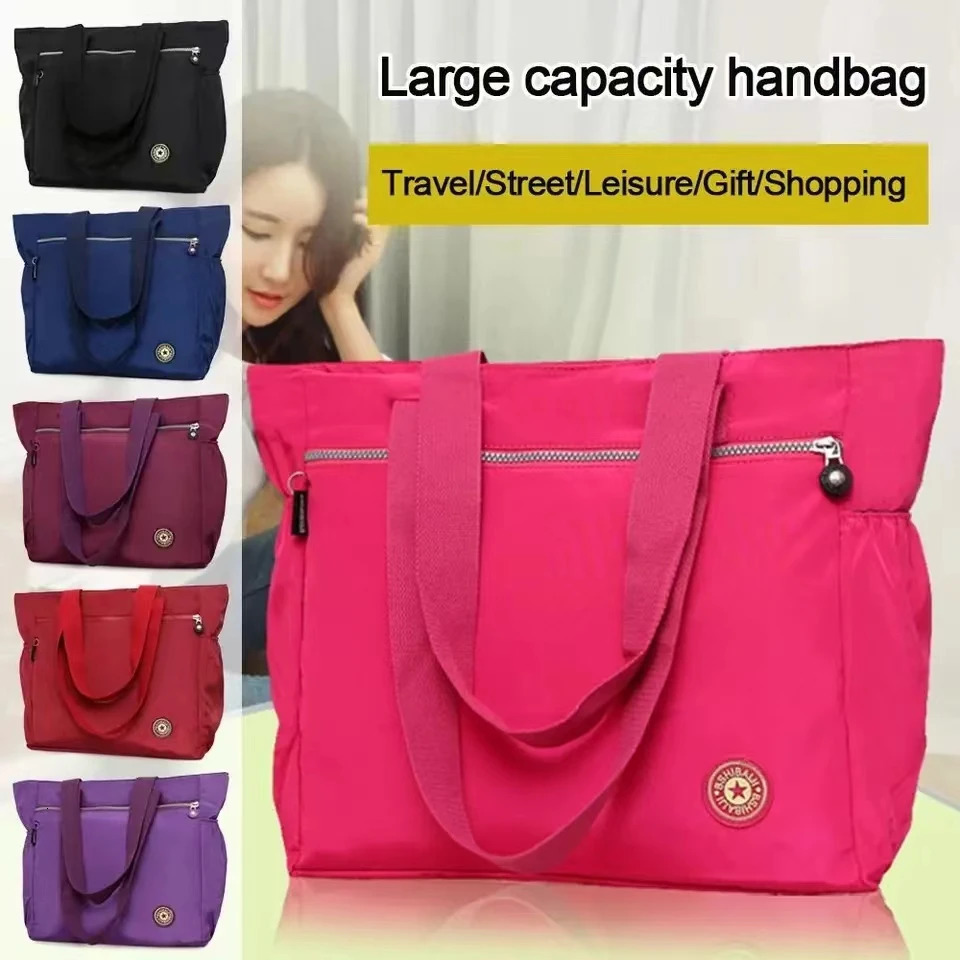 Waterproof Oxford luggage bag large capacity womens travel bag shoulder bag suitcase Bolsa De Viagem womens handbag shopping bag 241008