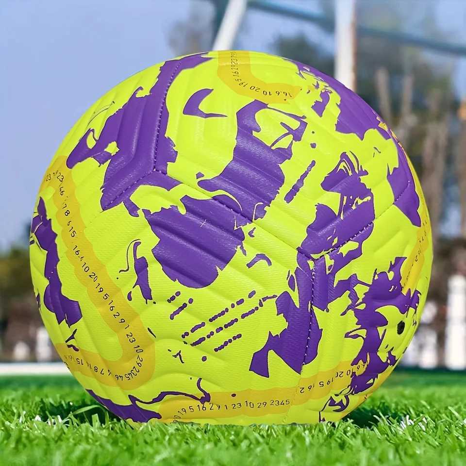 Football official size 5 three-layer wear-resistant durable soft PU athlete seam football team match team training gameW241008