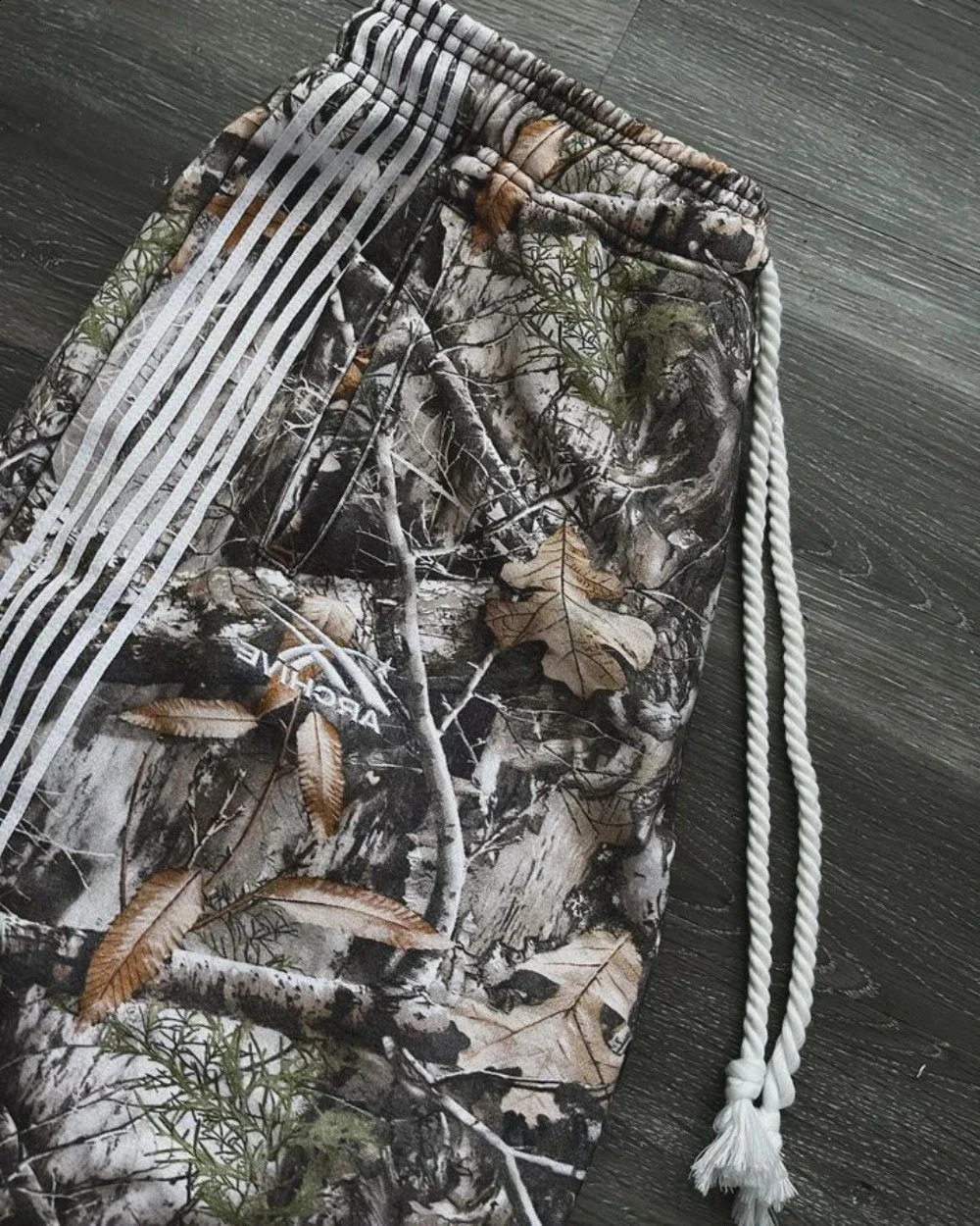 American retro sports pants Y2K pants hip-hop camouflage pattern loose casual pants elastic waist jogger streetwear Harajuku Gothic 240930