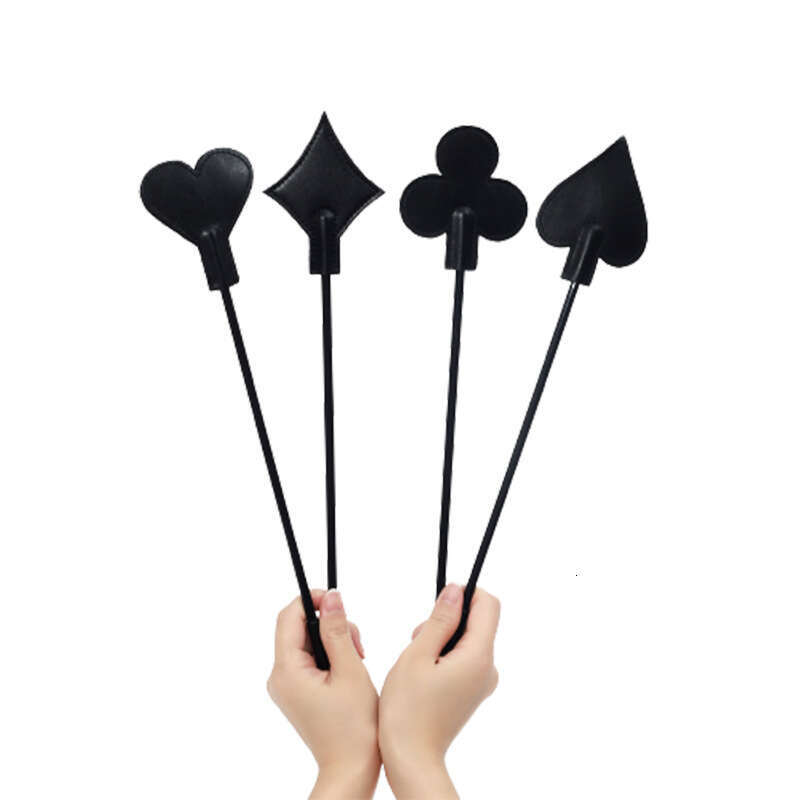 Cross border export SM adult sex toy leather racket peach heart pointed horn heart-shaped plum blossom leather racket Amazon