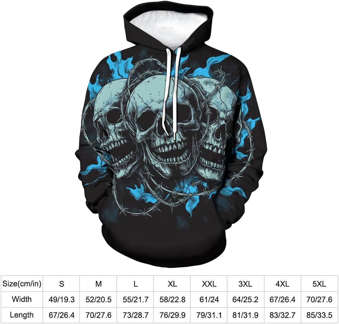 Hoodie for Mens Womens Skull 3D Graphic Hoodies For Men Novelty Skull Print Sweatshirts Pullover Fashion Tops with Pocket Graphic Hoodies sweatshirt t