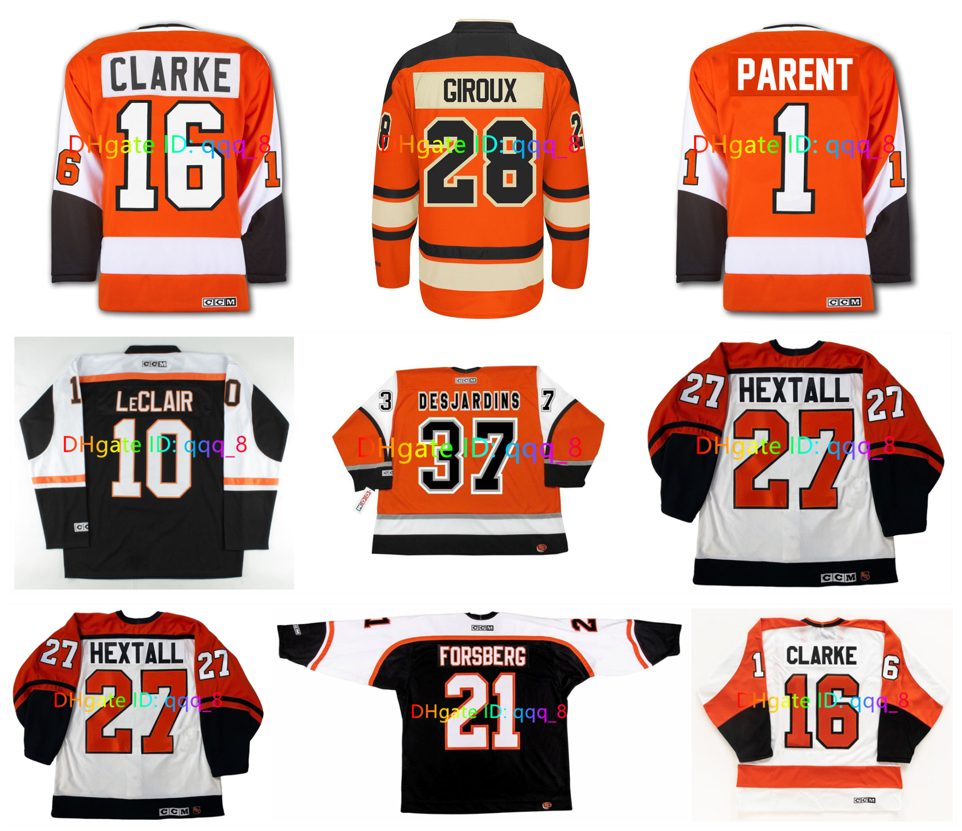 ERIC LINDROS Winter Classic Flyers Jersey LeCLAIR CCM Throwback Hockey Jerseys CLAUDE GIROUX ERIC DESJARDINS PETER FORSBERG ERIC LINDROS Simon Gagne Size S-4XL