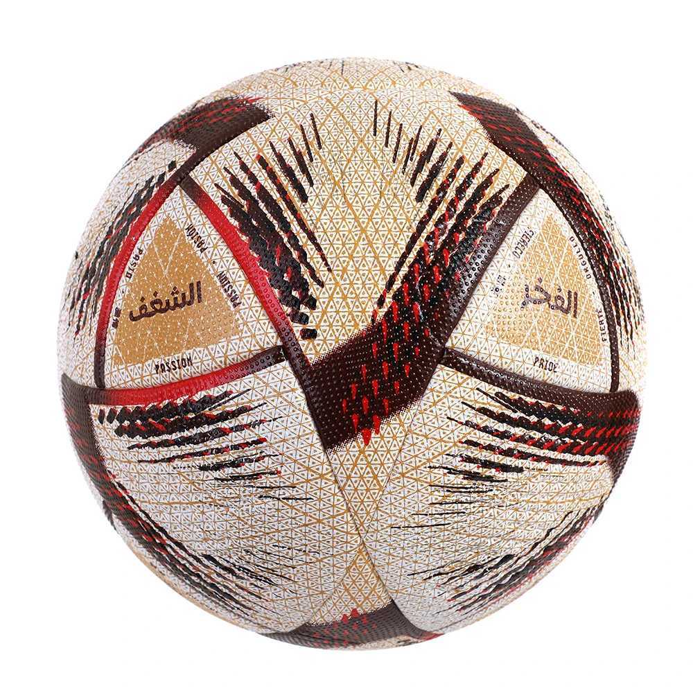 2022 High Quality Football Official Size 5 PU Material Seam Wear resistant Match Training Football Voetbal BolaW241008
