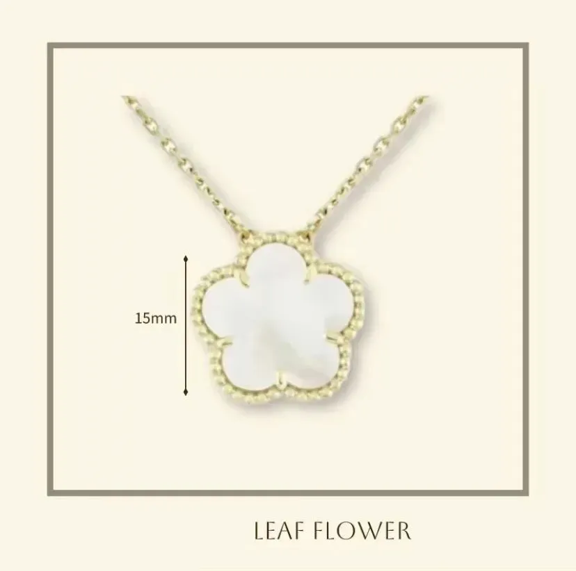 Chain For Man woman necklace Clover Necklace Pendant Pearl Mother Plated 18K Women's Girl Valentine's Mother's Day Engagement Designer 