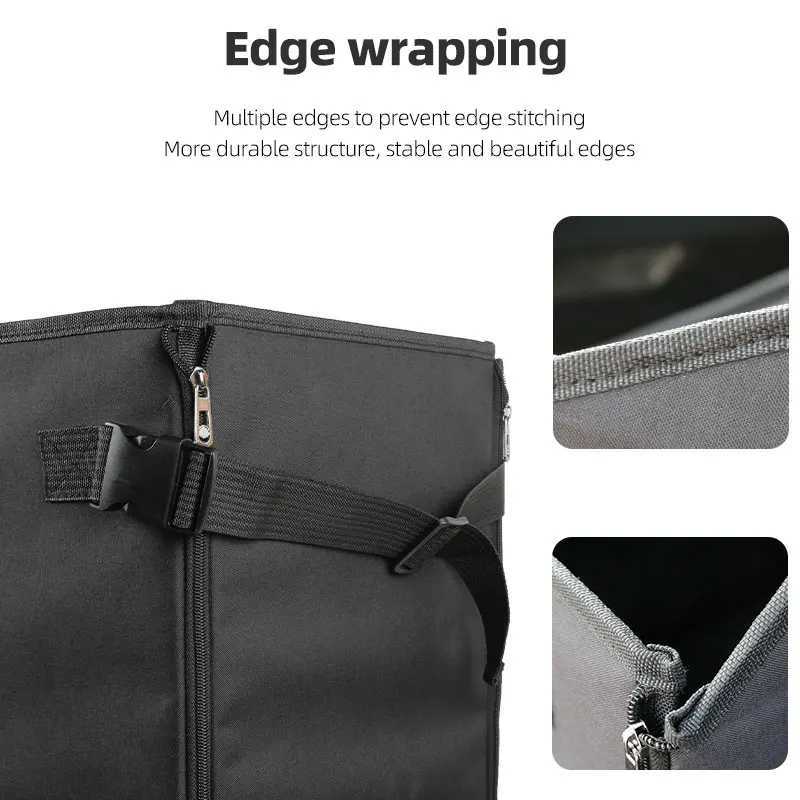 Portable folding bicycle storage box for Brompton dustproof and waterproof car trunk transport storage box