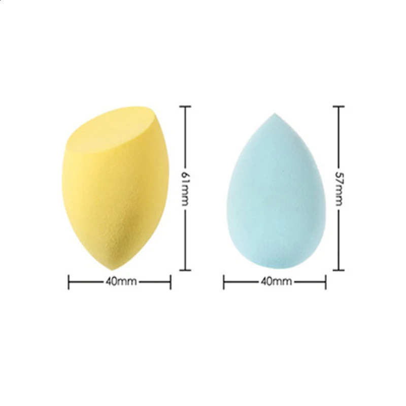 50 pieces/bag Wholesale Makeup Sponge Droplet Shape Makeup Soft Foundation Puff concealer Blending Beauty Tools 241008