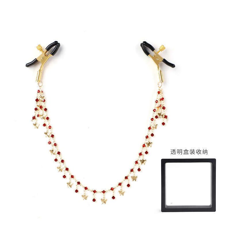High end SM props, erotic breast clips, butterfly diamond chains, SM sex toys, alternative adult sex toys