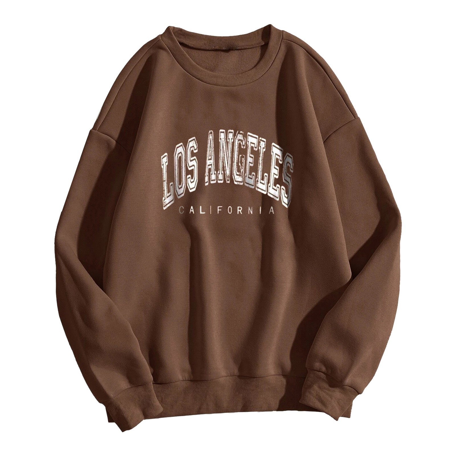 Men's Hoodies Unisex Printed Crewneck Sweatshirt - Solid Color, Oversized Fit for Warmth
