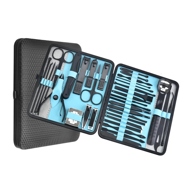 10/36 professional ergonomic foot and beauty kits including scissors nail files and travel bags 240927