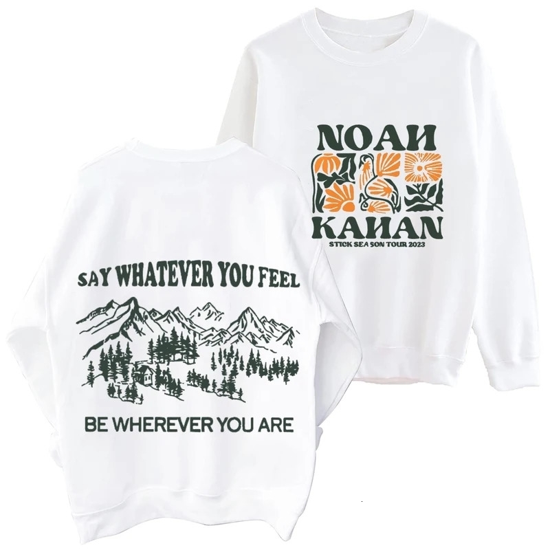 2024 Stick Season Noah Kahan Sweatshirt Harajuku Round Neck Long Sleeve Spring and Autumn Men Clothing Hoodie Printing 240907