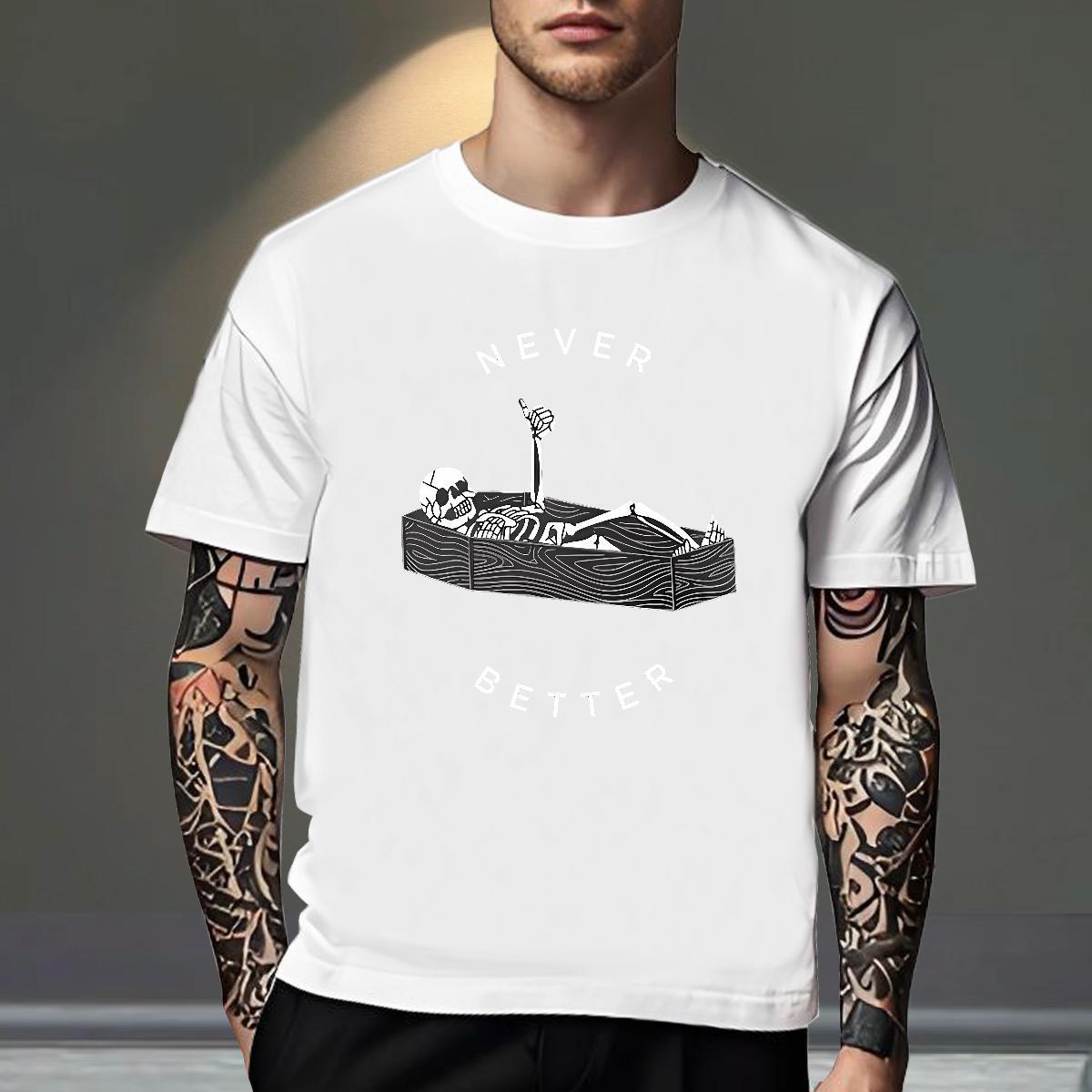 Popular T Shirt For Man 100% Cotton 230g boat Hip Hop Street Oversized 3XL 4XL Breathable Soft Couples T Shirts DIY Tee Shirt