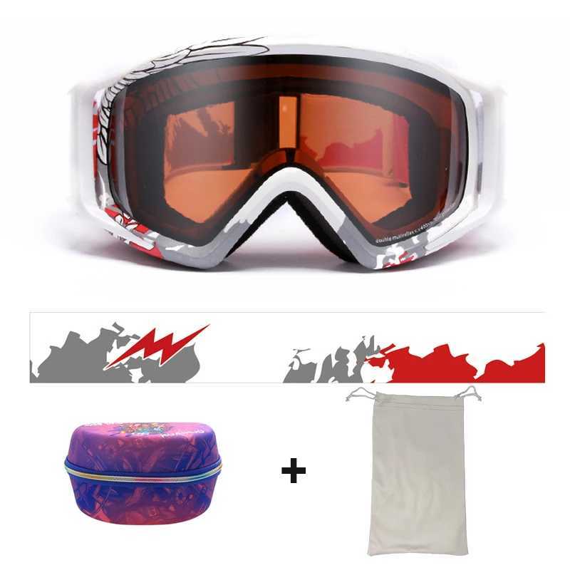 2024 new winter skiing goggles for outdoor sports skiing cycling snowboarding snow cover mens double-layer anti fog glasses CL241010