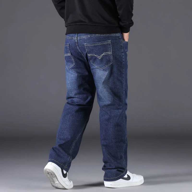 10XL Jeans Wide Mens Pants Oversize Jean Baggy Clothes Plus Size Denim Trousers MAN STREETWEAR FASHION Clothing Cargo Male MensX241009