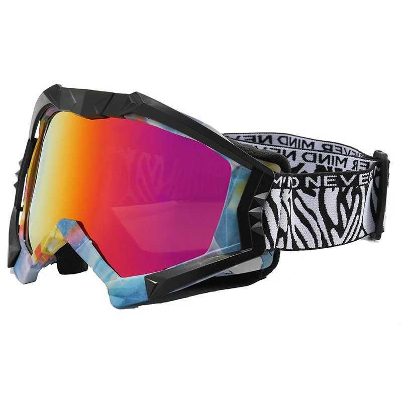 UV400 Winter Ski Glasses Windproof Sports Motorcycle Off road Ski Board Goggles Magnetic Snowbike Sunglasses Ski Eyes CL241010